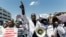 Huelga de médicos en Harare el 4 de diciembre de 2019. 