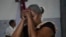 A woman prays during a mass within the National Day of Prayer for the quake victims in Valencia, Carabobo state, Venezuela, following twin earthquakes, on June 28, 2026.