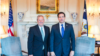 El jefe de misión Mike Hammer se reunió con el secretario de Estado, Marco Rubio