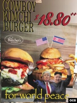 Cowboy Kimchi Burger de Singapur