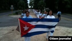 Reporta Cuba Marcha Damas Habana enero 25 Foto Angel Moya