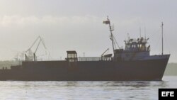 El barco "Ana Cecilia" llega a La Habana procedente de Miami 