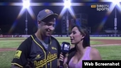 Hassan Peña, entrevistado por DirectTV Sports.
