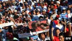 Desfile por el Primero de Mayo en La Habana