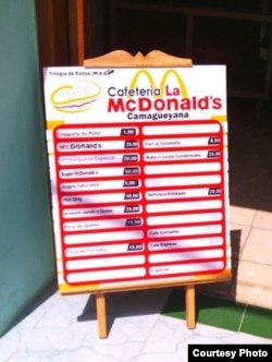 Cafetería en Camagüey McDonalds