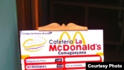 Cafetería en Camagüey McDonald's.