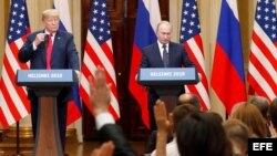 Trump y Putin se reúnen en Helsinki