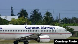Avión de compañía aérea de Grand Cayman