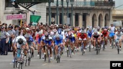 Fotografía de archivo. Vuelta ciclística a Cuba.