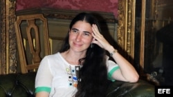 La disidente cubana Yoani Sánchez