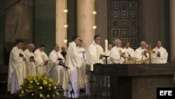 Conferencia de obispos de Alemania, celebrada hoy jueves 28 de febrero de 2013, una misa por el retiro del papa Benedicto XVI 