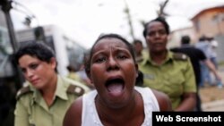 Acto represivo documentado en Cuba