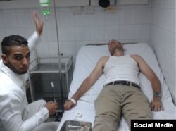 El encarcelado biólogo cubano Ariel Ruiz Urquiola se mantenía en huelga de hambre en el hospital "Abel Santamaría" de Pinar del Río (Lía Villares)