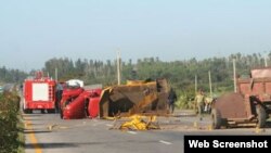 Reporta Cuba accidente de tráfico.