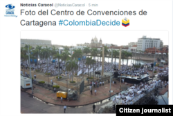 La firma de la paz en Colombia