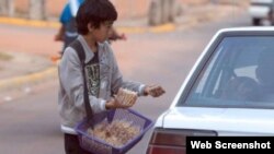 El trabajo infantil en las calles de Centroamérica.
