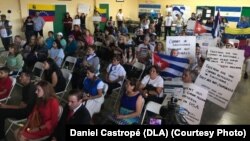 Activistas de Cuba, Venezuela, Nicaragua y Bolivia reunidos en Miami contra dictaduras de la región.