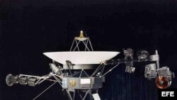 Fotografía de archivo de una nave Voyager.