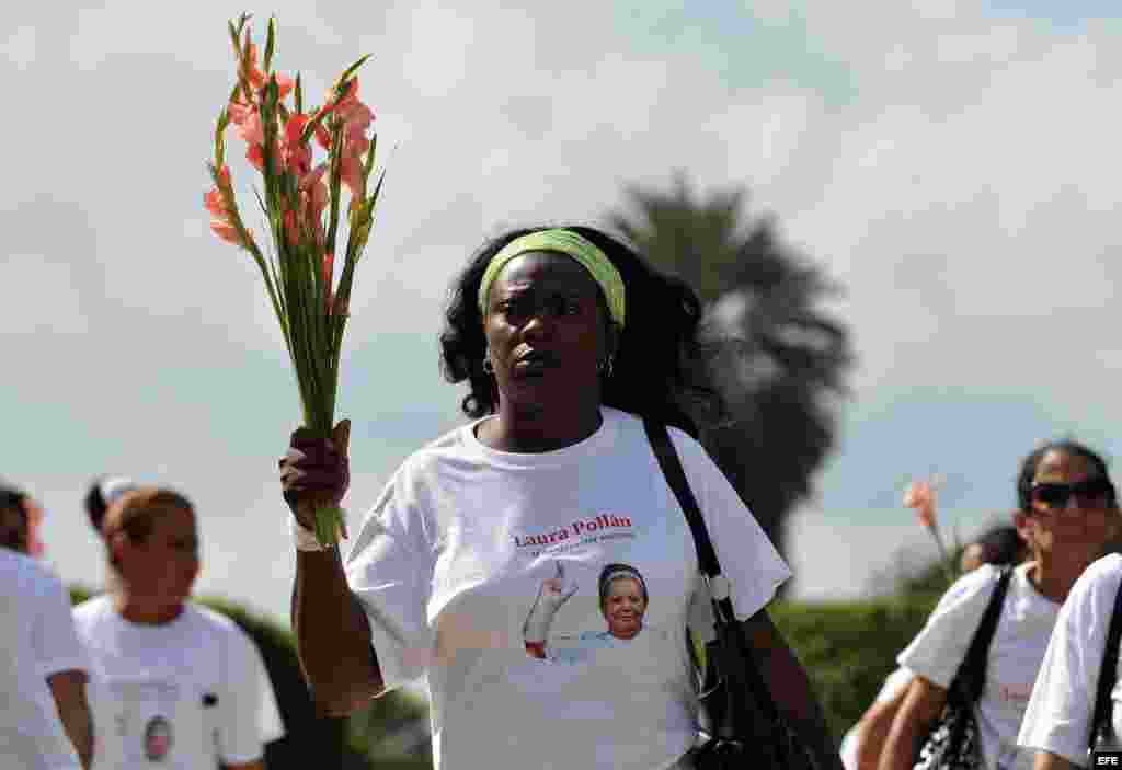 Berta Soler, líder de las Damas de Blanco.