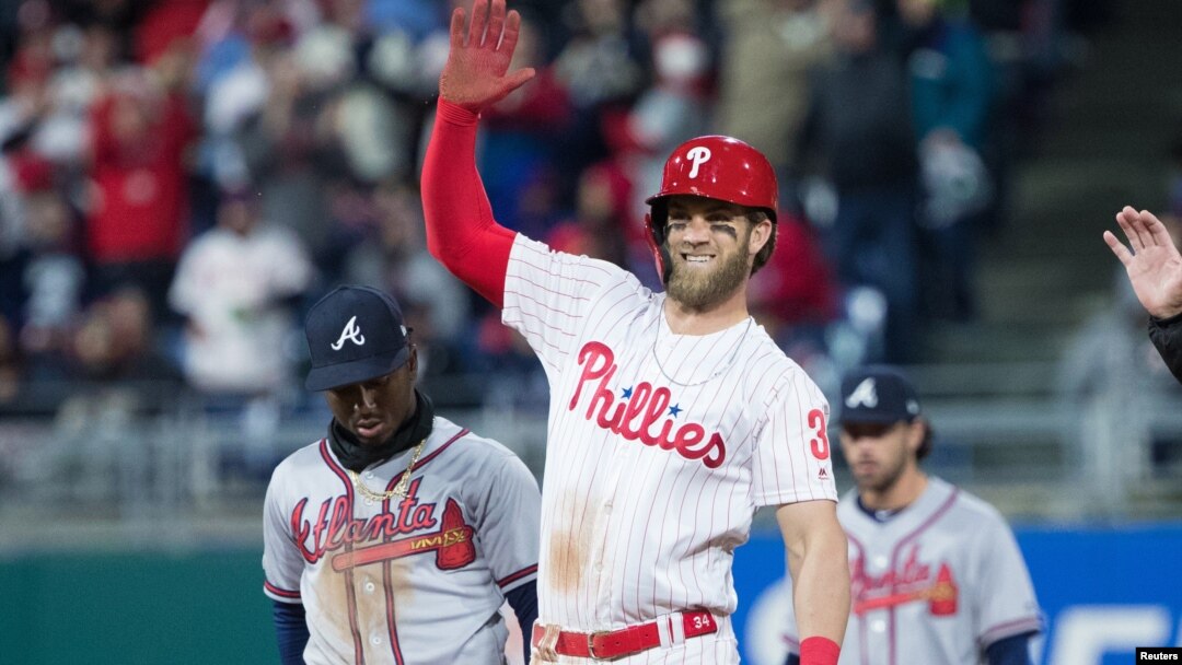 La franela de Bryce Harper es la más vendida del béisbol.