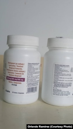 Medicamentos para pacientes con VIH en Cuba.