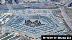 Vista aérea del Pentágono, sede del Departamento de Guerra de EEUU.