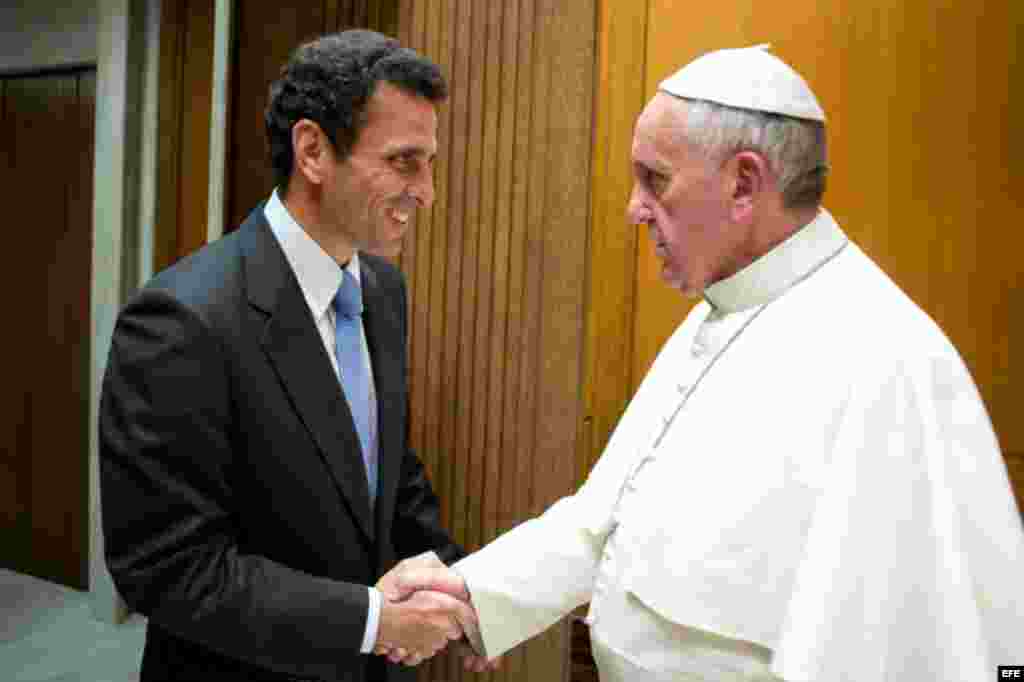 VATICANO PAPA VENEZUELA — Audiencia privada Henrique Capriles