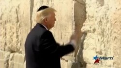 Trump se convierte en primer presidente de EEUU en visitar el Muro de los Lamentos