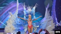 Nia Sanchez, Miss Estados Unidos, en el concurso Miss Universo 2015