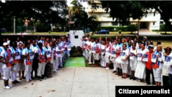 Reporta Cuba Damas de Blanco enel Parque Gandhi, La Habana, octube 5.