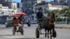 El tránsito en una calle de la capital cubana el 29 de julio de 2026.