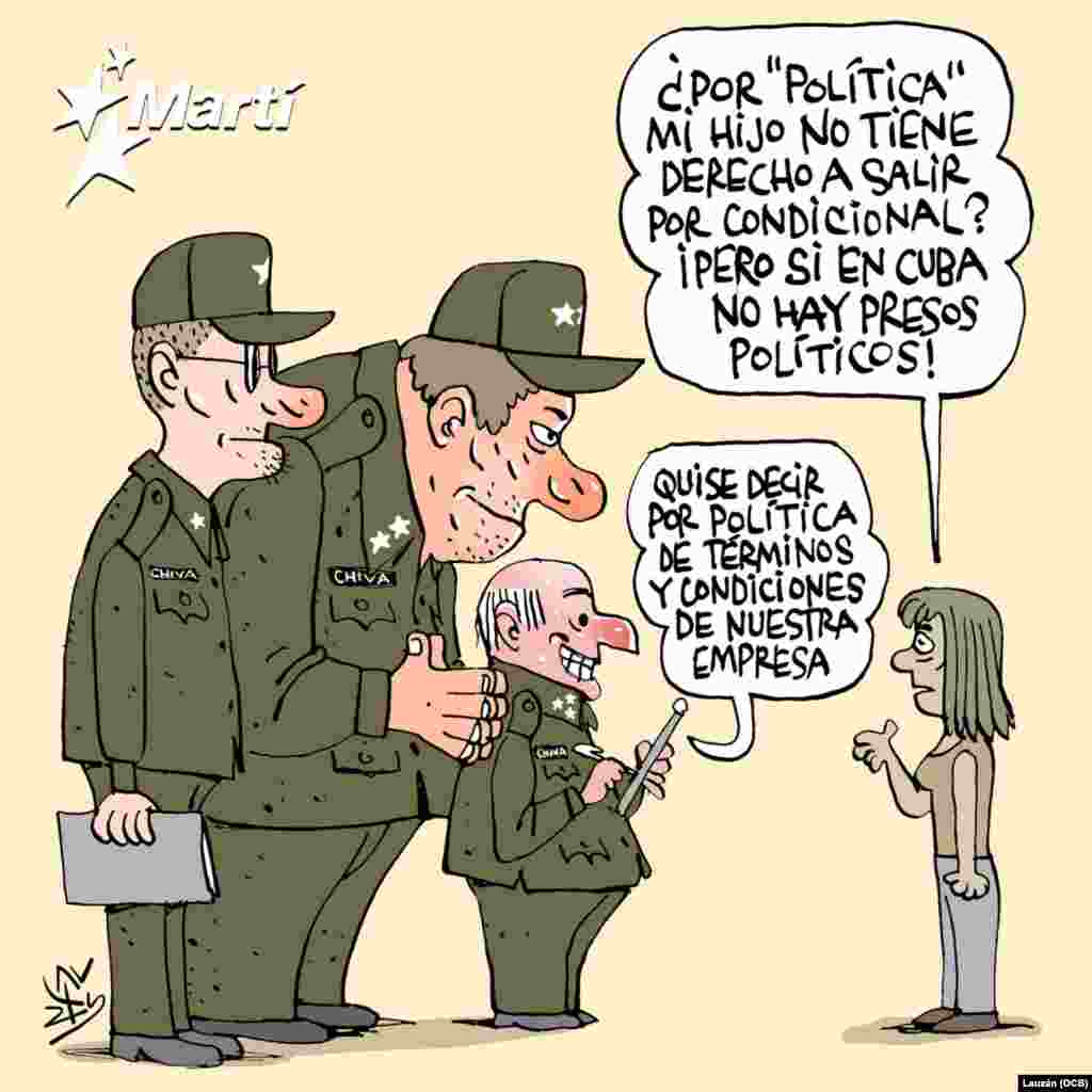 Sin querer, la Seguridad del Estado reconoce que existen presos políticos.