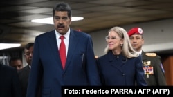 Nicolás Maduro y su esposa, Cilia Flores