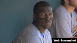 El jardinero derecho cubano Jorge Carlos Soler.