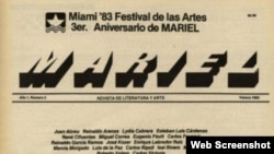 Portada Revista Mariel