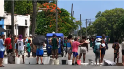 Protesta en Mantilla, La Habana