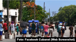 Protesta en Mantilla, La Habana