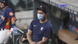 El pelotero cubano Aledmys Diaz dijo que utilizara una mascara cuando salga al terreno con los Astros de Houston