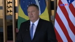 Pompeo elogia a Brasil y critica a Cuba y Venezuela