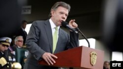 El presidente de Colombia, Juan Manuel Santos.