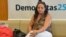 Fotografía cedida por la Agencia Brasil donde se ve a la médica cubana Ramona Matos Rodríguez en la sede del congreso en la ciudad de Brasilia (Brasil). 