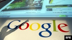 Google en pantalla. 