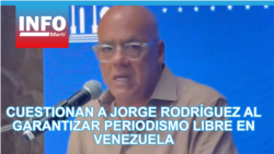 Cuestionan a Jorge Rodríguez al garantizar periodismo libre en Venezuela