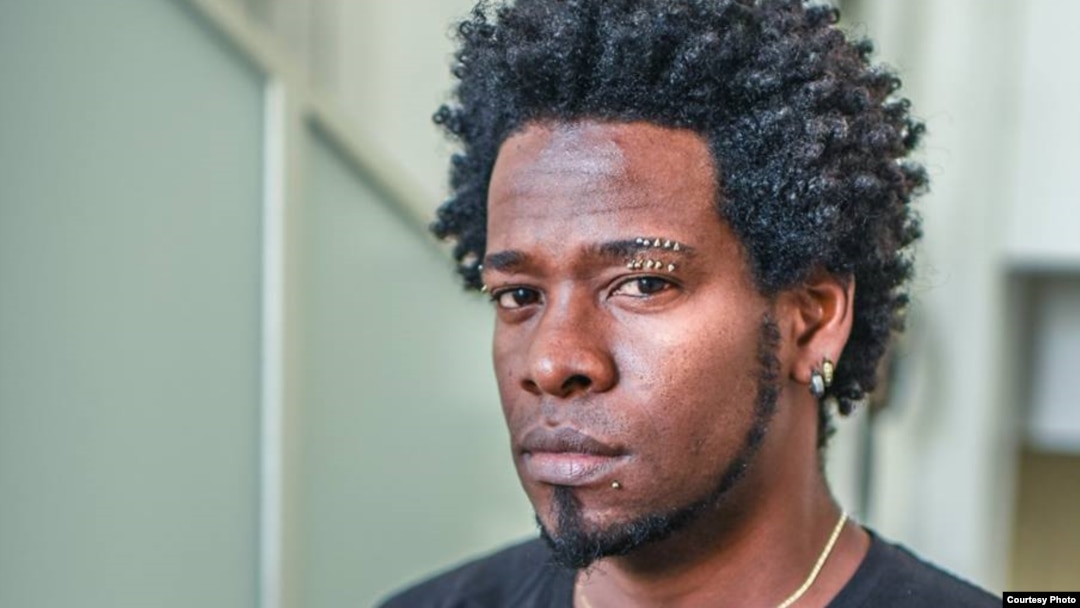 Omar Sayut "Don Sayut" Taquechel, rapero contestatario, integrante de la Unión Patriótica de Cuba (UNPACU).