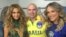 Pitbull junto a Jennifer López y Claudia Leitte 