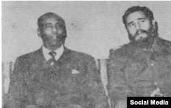 Fidel Castro y Siad Barre en 1977.