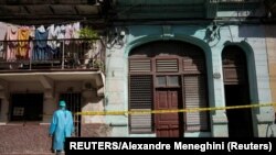 Una zona en cuarentena en La Habana. (REUTERS/Alexandre Meneghini).