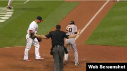 Los Cardenales de San Luis contra los Gigantes de San Francisco.