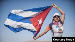 Iliana Hernández Cardosa en el Marathon des Sables
