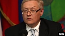 El viceministro de Asuntos Exteriores de Rusia, Serguei Riabkov (Archivo).